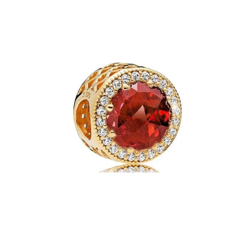 Sterling Silver DIY Bead Charm Pando Creative Jewelry for Women's Gift