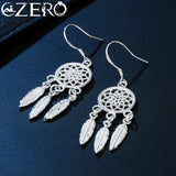 925 Silver Pretty Ball Necklace Stud Earrings Jewelry Set