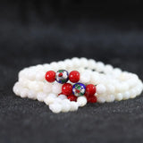 Hot Conch Shell Multilayer 6mm Beads with Spacer DIY Bracelet