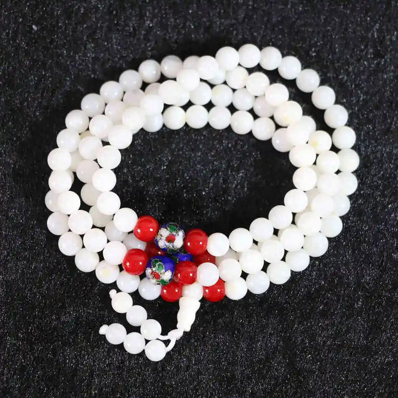 Hot Conch Shell Multilayer 6mm Beads with Spacer DIY Bracelet