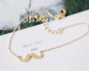 Hot Women Bling Mustache Bracelet