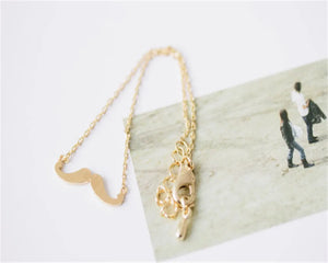 Hot Women Bling Mustache Bracelet