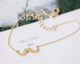 Hot Women Bling Mustache Bracelet