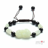 Hotan jade Afghan jade bracelet, sapphire jade jewelry