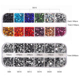 Hotfix Rhinestone Applicator Kit DIY Hot Fix Tool with 7 Tips Tweezers Stand