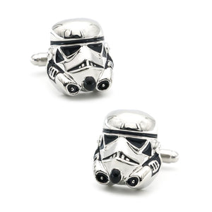 3D Carton Mask Cuff Links Silver Movie Brass Men's Cufflinks