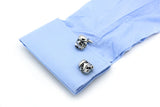3D Carton Mask Cuff Links Silver Movie Brass Men's Cufflinks