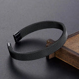 316L Stainless Steel Open End Bracelet Cuff Bangle Jewelry