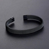 316L Stainless Steel Open End Bracelet Cuff Bangle Jewelry