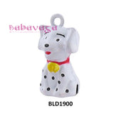 Enamel Cartoon Dog Copper Bell Charms Craft Jewelry Accessory