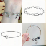 High Sparkling Heart Pav&eacute; Bracelet