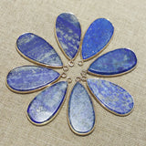 Natural Stone Water Drop Pendants Necklace DIY Earring Accessories