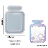 Hourglass Quicksand Silicone Mold for DIY Jewelry Making