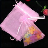 100pcs 5x7cm Small Organza Bags Wedding Party Christmas Gift Bag
