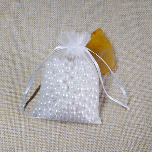 50pcs Organza Bags Drawstring Favor Wedding Gift Bag Jewelry Packaging Pouches