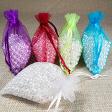 50pcs Organza Bags Drawstring Favor Wedding Gift Bag Jewelry Packaging Pouches