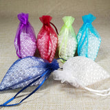 50pcs Organza Bags Drawstring Favor Wedding Gift Bag Jewelry Packaging Pouches