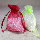 50pcs Organza Bags Drawstring Favor Wedding Gift Bag Jewelry Packaging Pouches