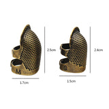 Retro Sewing Thimble Device Finger Protection Cover DIY Tool