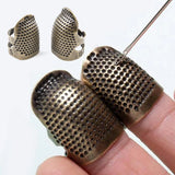 Retro Sewing Thimble Device Finger Protection Cover DIY Tool
