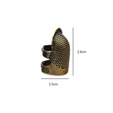Retro Sewing Thimble Device Finger Protection Cover DIY Tool