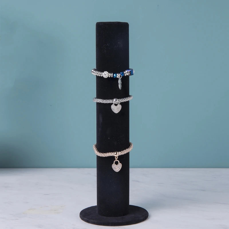 Velvet Jewelry Display Stand for Home Organization