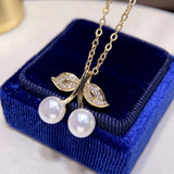 Pearl Cherry Pendant Freshwater Pearl Necklace
