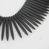 Howlite Bullet Spike Beads Charm Pendant Necklace Jewelry Wholesale