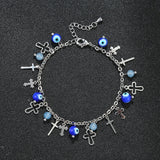 High-quality Devil's Eye Stone Pendant Chain Bracelet Gift