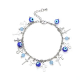 High-quality Devil's Eye Stone Pendant Chain Bracelet Gift