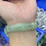 Hua Show Jade Stone Beads Bracelet Natural Gemstone Bangle For Women