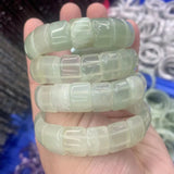 Hua Show Jade Stone Beads Bracelet Natural Gemstone Bangle For Women
