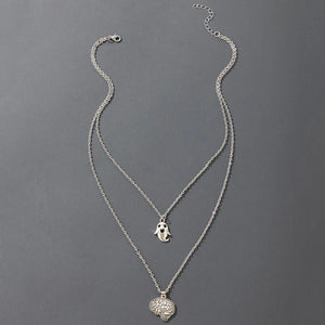 Minimalist Halloween Ghost Necklace
