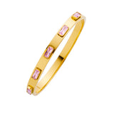 Huami Crystal Inlaid Charm Bracelet for Ladies