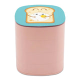 Egg Jewelry Storage Box Leather Necklace Earrings Rings Portable Bacon Food