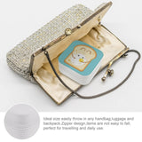Egg Jewelry Storage Box Leather Necklace Earrings Rings Portable Bacon Food