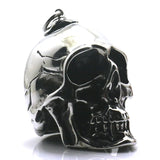 Big Biker Skeleton Pendant Necklace Chain