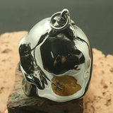 316L Stainless Steel Biker Big Skeleton Pendant