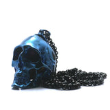 Huge Stainless Steel Polished Skull Pendant