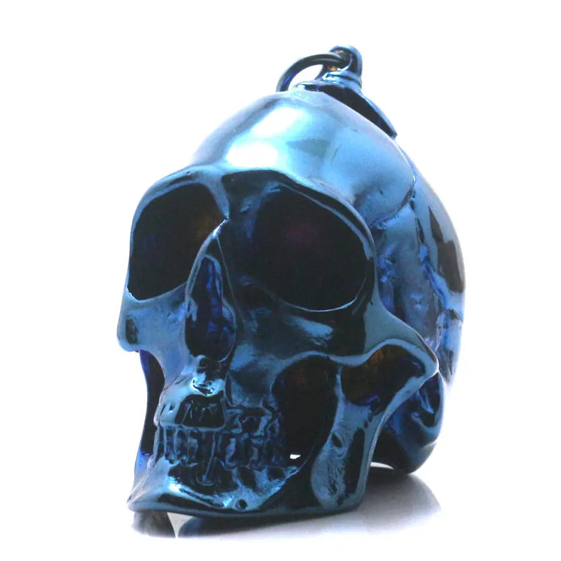 Huge Stainless Steel Polished Skull Pendant