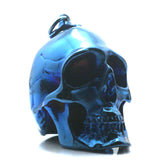 Huge Stainless Steel Polished Skull Pendant