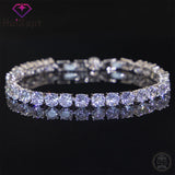 Zircon Gemstone Bracelets 925 Silver Jewelry for Women