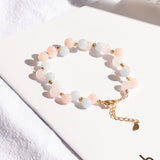 925 Silver Bracelet with Crystal Gemstone Hand Ornaments for Women