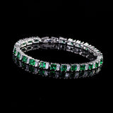925 Silver Zircon Bracelet for Women Wedding Party Gift