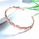 925 Silver Bracelet with Zircon Gemstones for Women Gift
