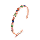 925 Silver Bracelet with Zircon Gemstones for Women Gift