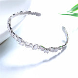 925 Silver Bracelet with Zircon Gemstones for Women Gift