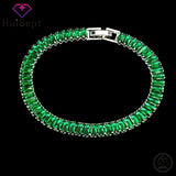 925 Silver Geometric Zircon Bracelet for Women