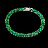 925 Silver Geometric Zircon Bracelet for Women