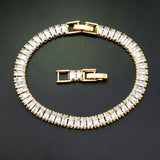 925 Silver Geometric Zircon Bracelet for Women